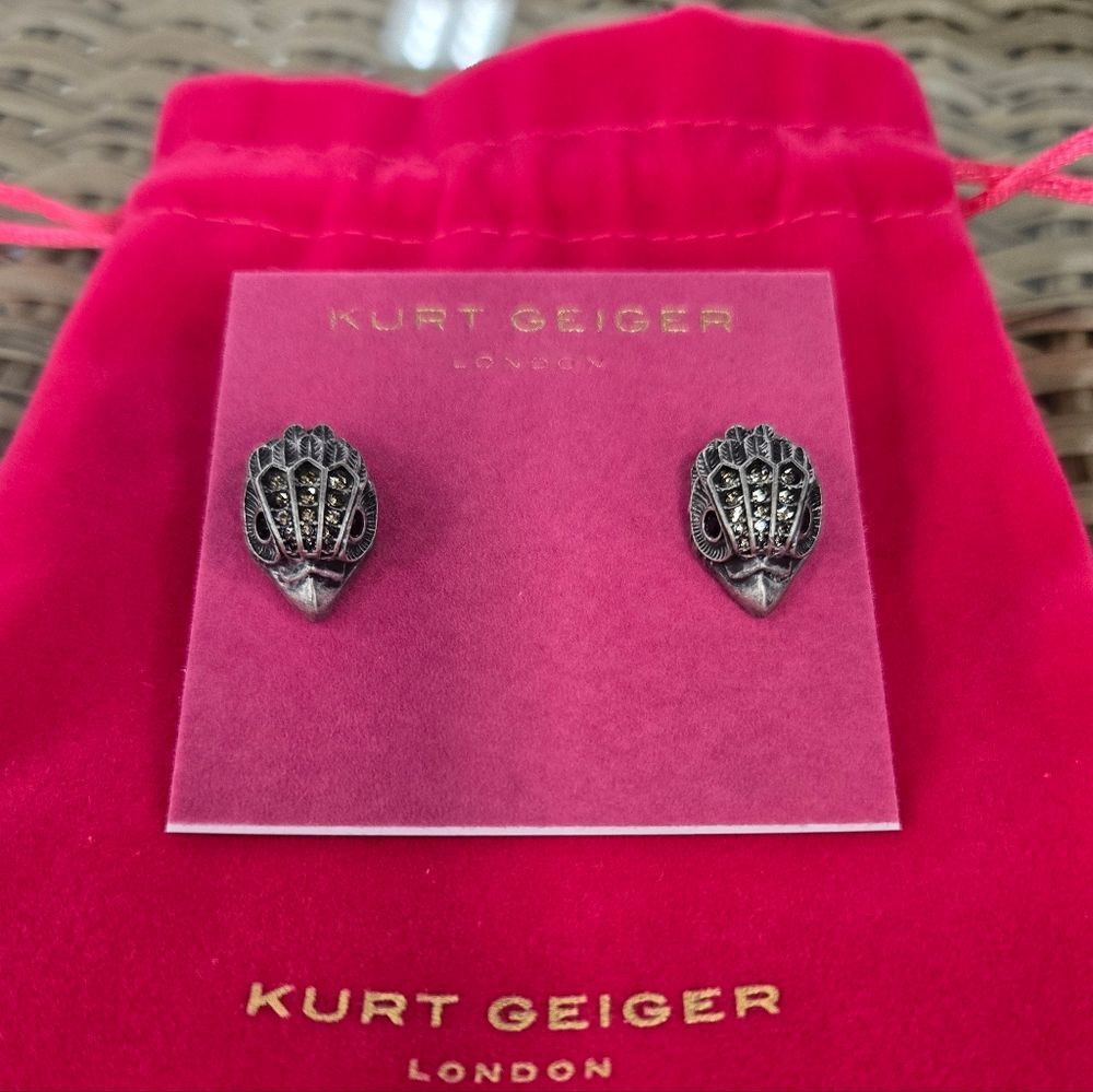 Kurt Geiger Silver Eagle Earrings